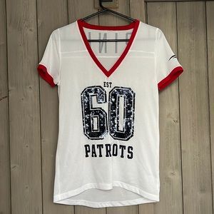 VS PINK Sequin Patriots Jersey